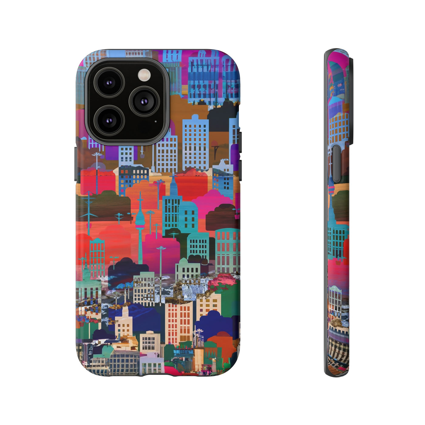 Cute Samsung Case | Cool Iphone Case | Summer City Skyline, Samsung S24, S23, S22, S21, IPhone 15 Case | Iphone 14 Case, Iphone 13 Case