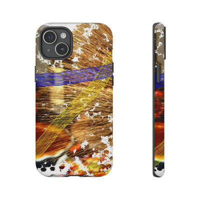 Impact Resistant, Pecan Pie Abstract, Cute Phone Cases for Samsung S24, S23, S22, S21, IPhone 15 pro Iphone 14 pro Iphone 13 IPhone 12 Iphone 11