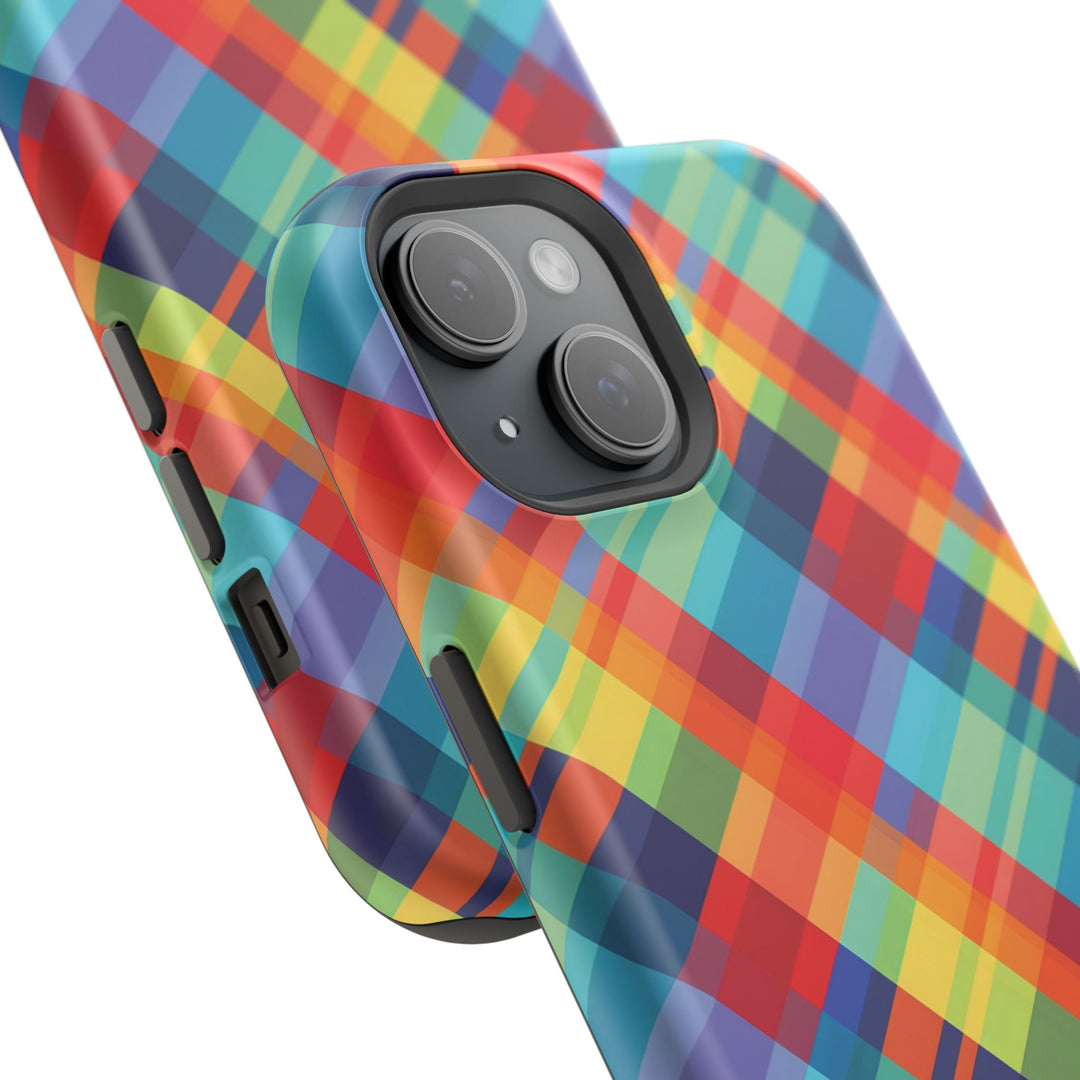 Checkered Plaid Magsafe Gift for Her Cute Phone Case for Iphone, | iPhone 16 | iPhone 15 Pro Max, Iphone 14 Pro Max, 13 12 11 10 9 8 7 - Studio40ParkLane