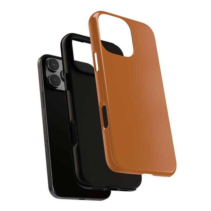 Premium Tough Rusty Brown Orange Gift for Her Cute Phone Cases for Samsung S25 S24, S23, S22, S21, Iphone, 16, 15, 14, 13 Pro Max Ultra - Studio40ParkLane