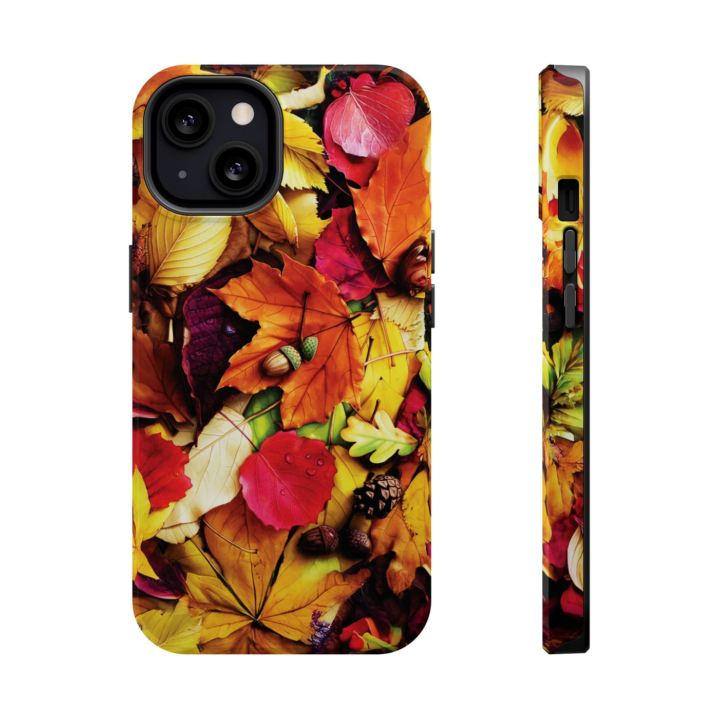 Aesthetic Tough Magsafe Fall Leaves Foliage Phone Case - For iPhone 17 Pro Max iPhone 16 Pro iPhone 15 Iphone 14 Plus 13 Pro 12 11 10 - Studio40ParkLane