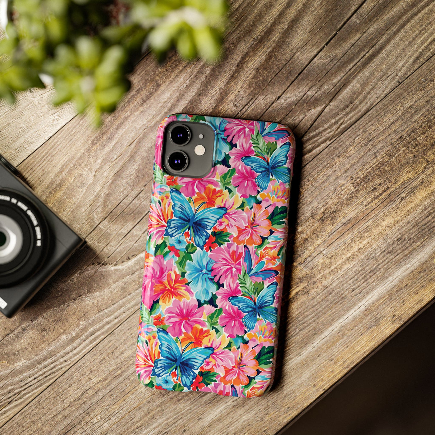 Slim Butterflies Flowers Gift for Her Cute Phone Cases for Iphone 16 Pro Max | iPhone 15 Case | iPhone 15 Pro Max Case, Iphone 14, 13, 12, 11, 10, 8, 7 - Studio40ParkLane