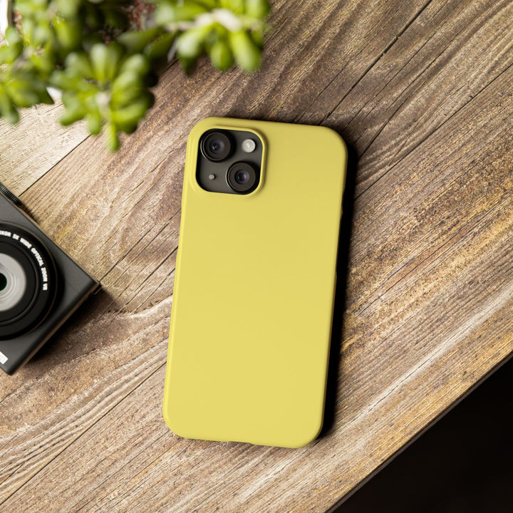 Slim Light Yellow Gift for Her Aesthetic Cute Phone Case for Iphone 16 - | iPhone 15 Pro Max Case | iPhone 14 Case 13 12 11 10 9 8 7 - Studio40ParkLane