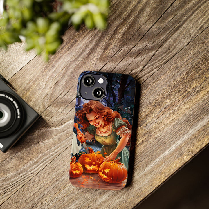 Slim Fall Autumn Pumpkin Fairy Gift for Her Cute Phone Cases for Iphone 16 | iPhone 15 Case | iPhone 15 Pro Max Case, Iphone 14, Iphone 14 Pro Max, Iphone 13, Slim - Studio40ParkLane