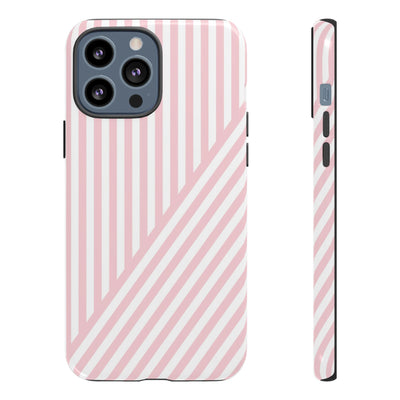 Custom Personalized Tough Phone Case - Aesthetic Stripes - For iPhone 17 Pro Max iPhone 16 Pro iPhone 15 Iphone 14 Iphone 13 Plus 13 12 11 - Studio40ParkLane