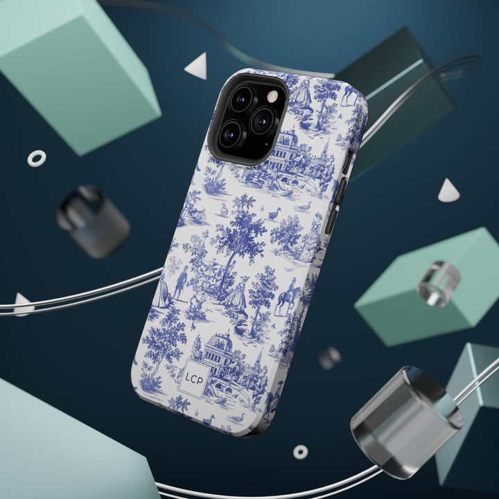 Custom Personalized French Toile Magsafe Phone Case for Iphone 18 - iPhone 17 Pro Max Air Plus 15 14 13 12 11, Samsung Galaxy Phone Cases - Studio40ParkLane