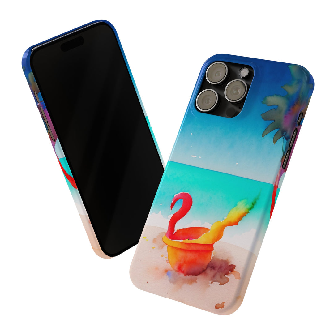 Slim Cute Phone Cases for Iphone - | iPhone 15 Case | iPhone 15 Pro Max Case, Iphone 14 Case, Iphone 14 Pro Max, Iphone 13, Summer Beach Bucket - Studio40ParkLane
