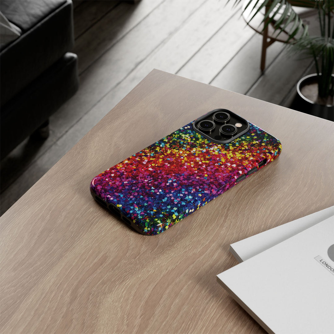 Premium Tough Muted Non - Glitter Color Composition Cute Phone Case, for IPhone 16 pro Max | Iphone 15, Iphone 14, 13, Samsung Galaxy S25, S24 - Studio40ParkLane