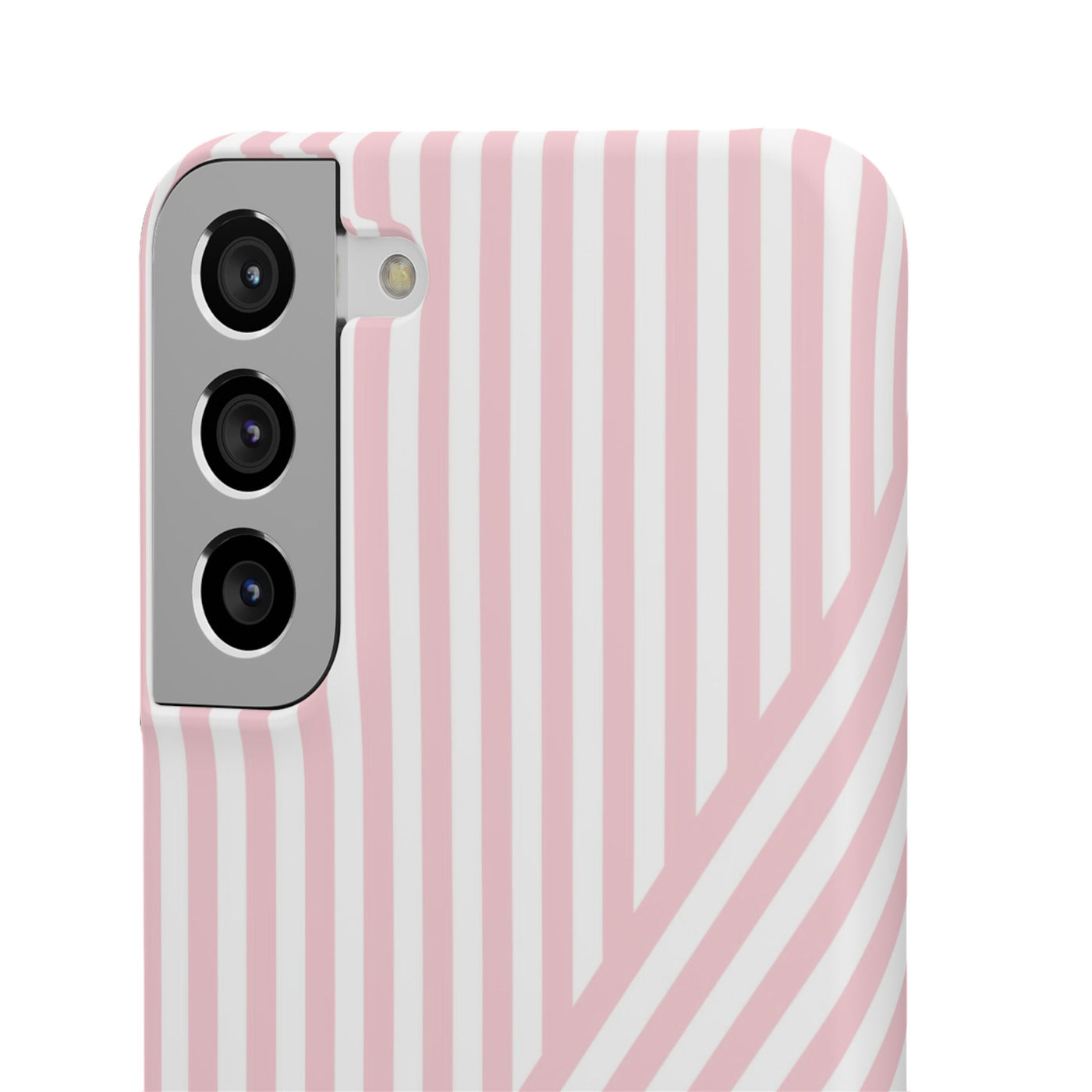 Aesthetic Sweet Pink Stripes Cute Phone Case Sleek Snap - For iPhone 17 Pro Max iPhone 16 Pro iPhone 15 Iphone 14 Plus 13 Pro 12 11 10 Gift