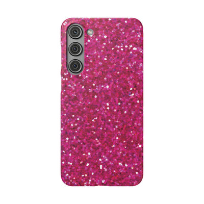 Snap Non-Glitter Muted Pink Play on "Faux" Glitter Effect Cute Phone Cases for Samsung and Iphone, 16, 15, 14, S24, S23, S22, S21, S20, Plus and Ultra