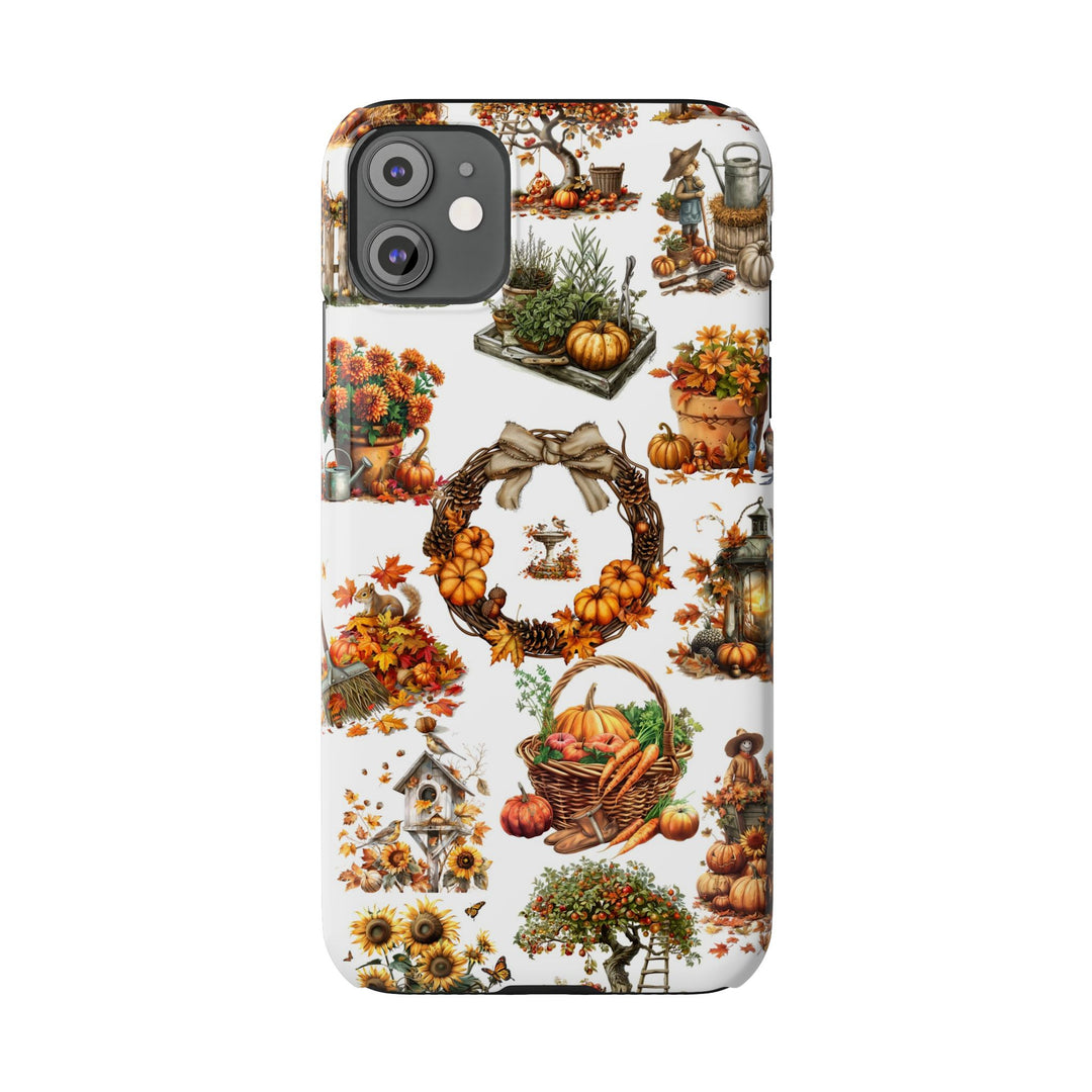 Slim Fall Leaves Collage Cute Phone Cases for Iphone | iPhone 15 Case | iPhone 15 Pro Max Case, Iphone 14, Iphone 14 Pro Max, Iphone 13, 12 - Studio40ParkLane