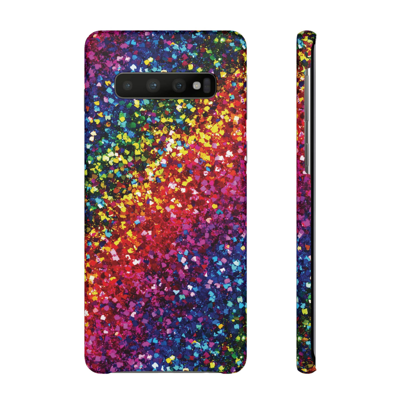 Snap Non-Glitter Muted Color Play on "Faux" Glitter Effect Cute Phone Cases for Samsung and Iphone, 16, 15, 14, S24, S23, S22, S21, S20, Plus and Ultra