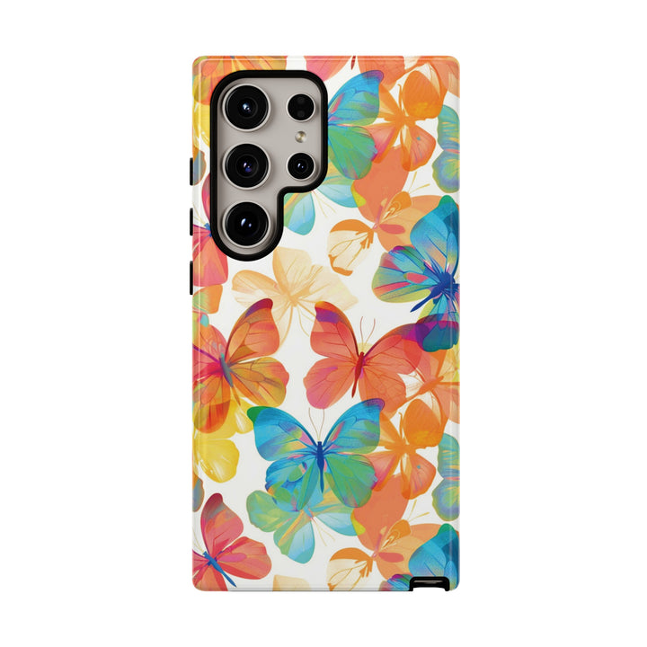 Cute Samsung Case | Cool Iphone Case | Summer Bright Butterflies, Samsung S24, S23, S22, S21, IPhone 15 Case | Iphone 14 Case, Iphone 13 Case - Studio40ParkLane