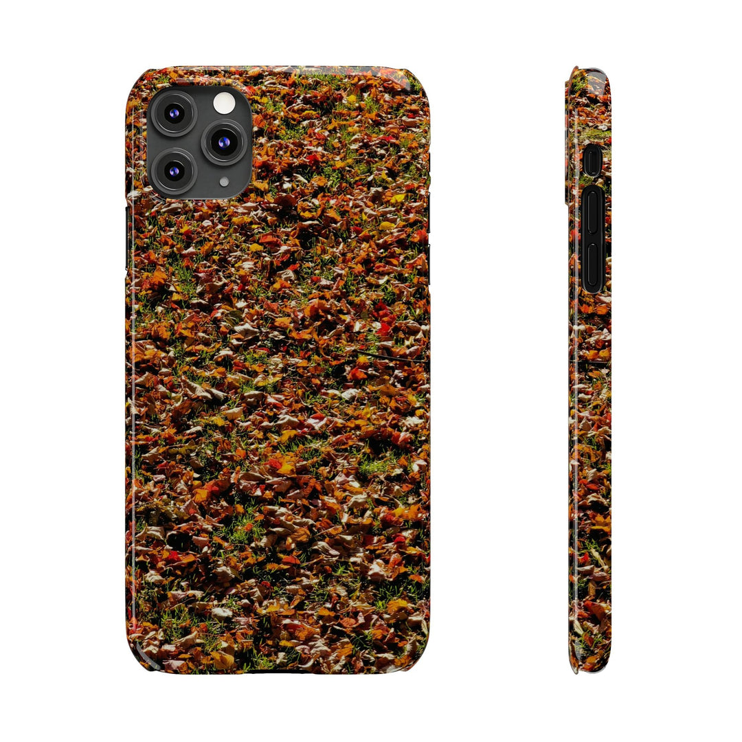 Slim Cute Phone Cases for Iphone - | iPhone 15 Case | iPhone 15 Pro Max Case, Iphone 14 Case, Iphone 14 Pro Max, Iphone 13, New England Fall Leaves - Studio40ParkLane