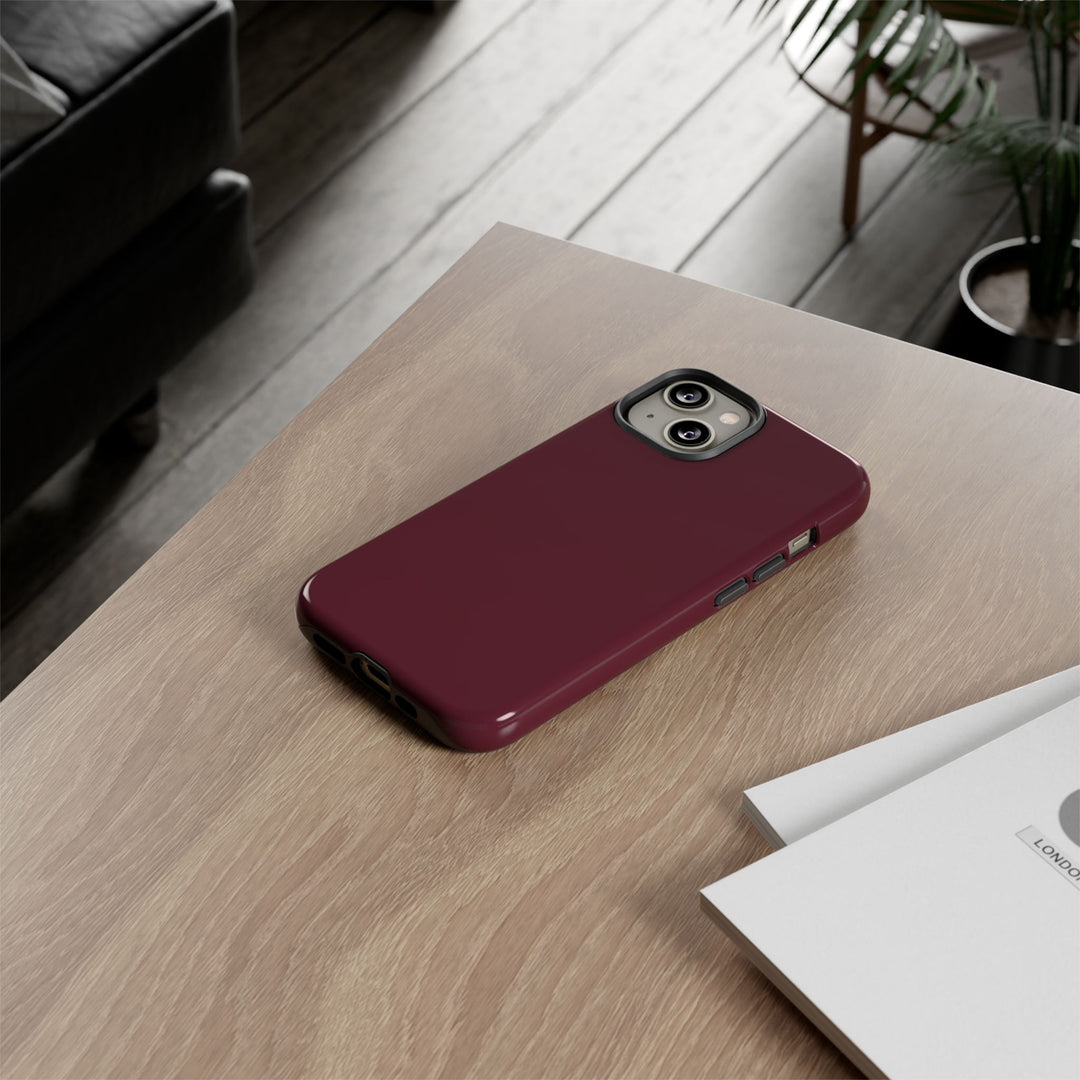 Premium Tough Burgundy Maroon Red Gift for Her Cute Phone Cases for Samsung S25 S24, S23, S22, S21, Iphone, 16, 15, 14, 13 Pro Max Ultra - Studio40ParkLane