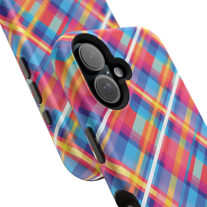Checkered Plaid Magsafe Gift for Her Cute Phone Case for Iphone, | iPhone 16 | iPhone 15 Pro Max, Iphone 14 Pro Max, 13 12 11 10 9 8 7 - Studio40ParkLane
