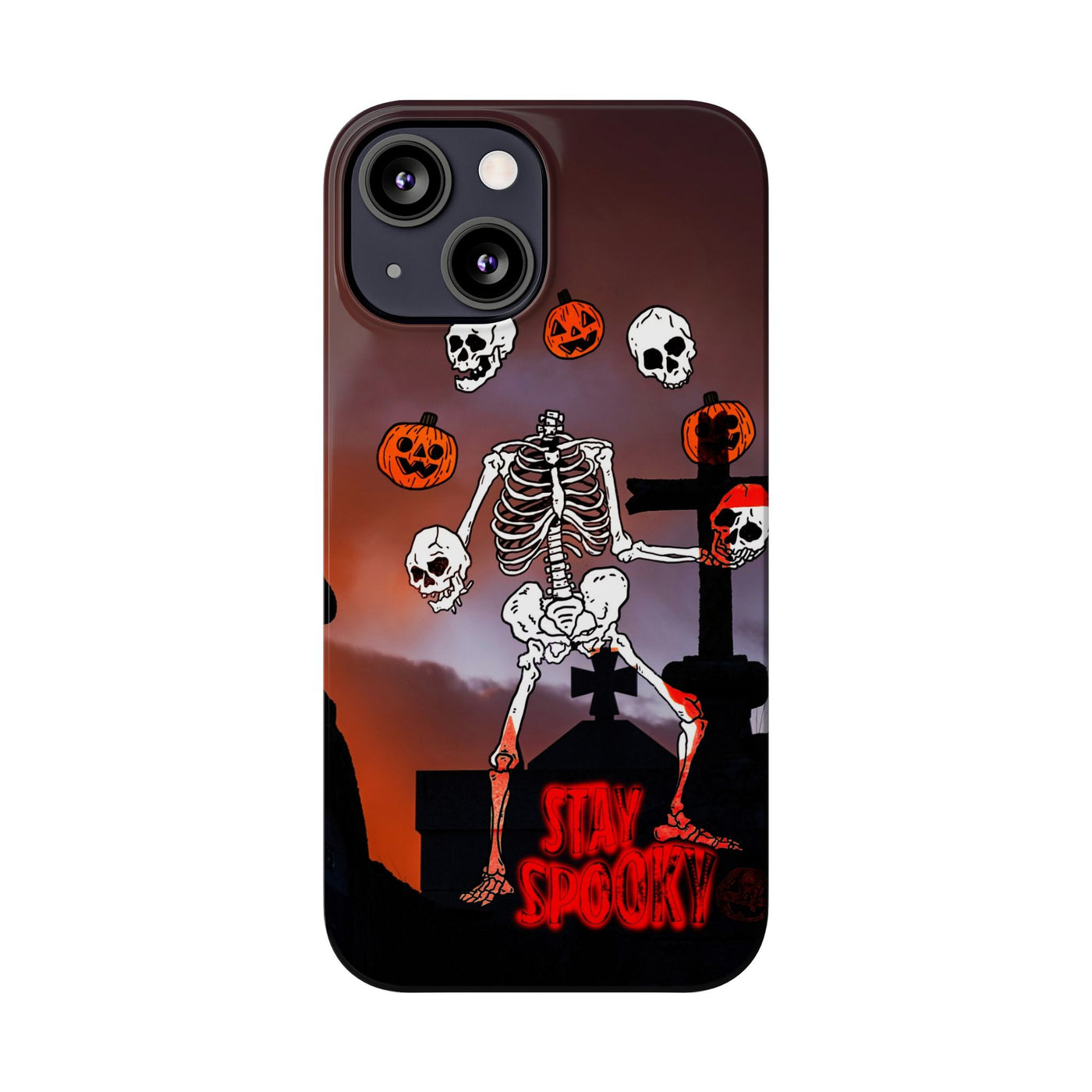 Slim Halloween Spooky Slim Cute Phone Cases for Iphone  | iPhone 15 Case | iPhone 15 Pro Max Case, Iphone 14, Iphone 14 Pro Max, Iphone 13