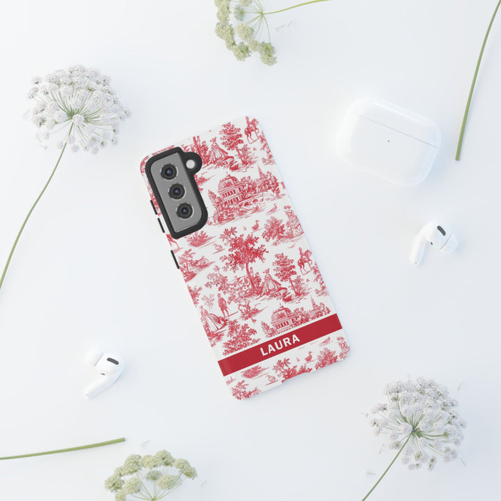 Premium Tough Personalized Initial Custom Gift Cute Phone Cases for Samsung Galaxy S24, S23, S22, S21 Plus, Ultra, Iphone 16, 15, 14 Pro Max - Studio40ParkLane