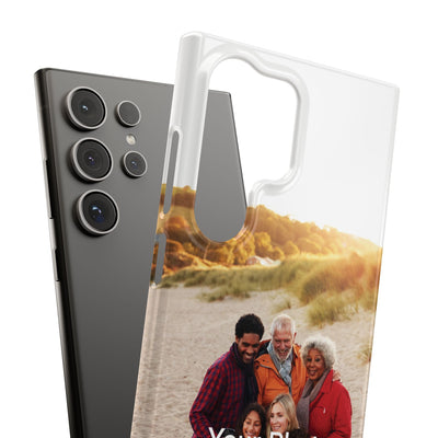 Snap Custom Personalized  Family/Pet Cute Phone Cases for Samsung Galaxy S24, S23, S22, S21, S20, Plus, Ultra, Iphone 16, 15, 14, Pro and Max