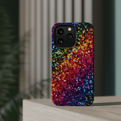 Non Glitter Color Composition Magsafe Cute Phone Case for Iphone Gift for Her,  | iPhone 15 Case | iPhone 15 Pro Max Case, Iphone 14, Iphone 14 Pro Max, Iphone 13, Iphone 16