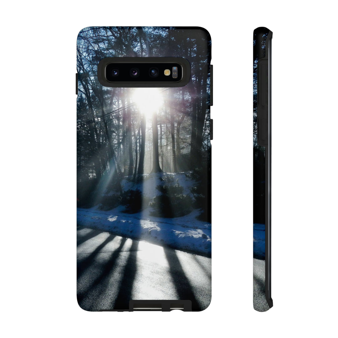 Cute Samsung Phone Case | Aesthetic Samsung Phone Case | Galaxy S23, S22, S21, S20 | Winter Sunshine, Protective Phone Case - Studio40ParkLane