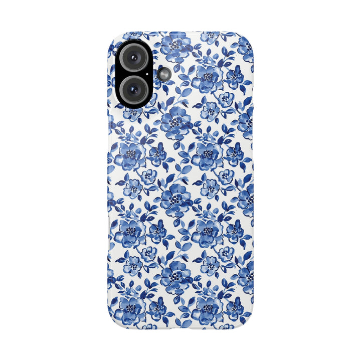 Slim Blue Chinoiserie Gift for Her Cute Phone Cases for Iphone 16 Pro Max | iPhone 15 Case | iPhone 15 Pro Max Case, Iphone 14, Iphone 14 Pro Max, Iphone 13 12 11 8 7 - Studio40ParkLane