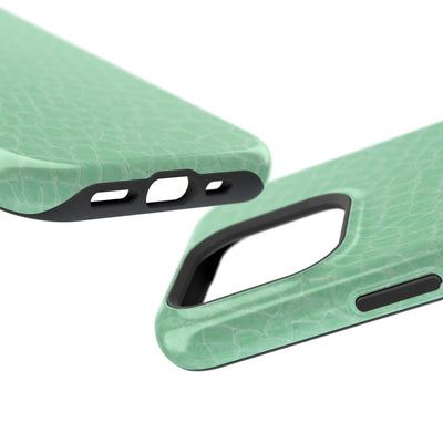 Non Leather Mint Color Pattern Magsafe Cute Phone Case for Iphone Gift for Her, | iPhone 15 Case | iPhone 15 Pro Max Case, Iphone 14, Iphone 14 Pro Max, Iphone 13, Iphone 16 - Studio40ParkLane
