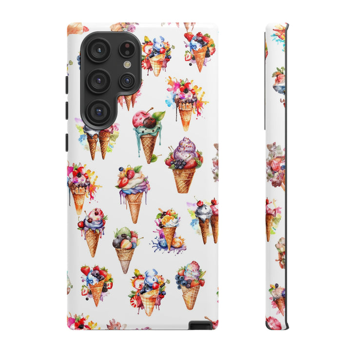 Impact Resistant, Summer Icecream, Cute Phone Cases for Samsung S24, S23, S22, S21, IPhone 15 pro, Iphone 14 pro, Iphone 13 IPhone 12, Iphone 11 - Studio40ParkLane