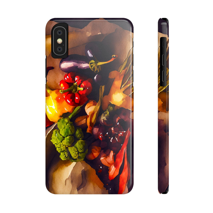 Slim Fall Farm Vegetables Cute Phone Cases for Iphone | iPhone 15 Case | iPhone 15 Pro Max Case, Iphone 14, Iphone 14 Pro Max, Iphone 13 - Studio40ParkLane
