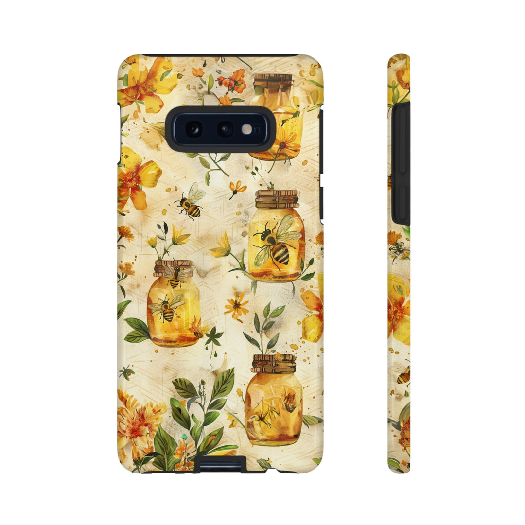 Impact Resistant, Honey Bees, Cute Phone Cases for Samsung S24, S23, S22, S21, IPhone 15 pro Iphone 14 pro Iphone 13 IPhone 12 Iphone 11 - Studio40ParkLane