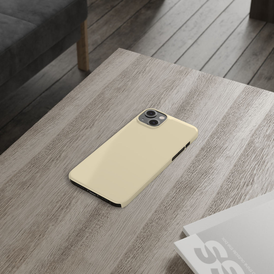 Slim Pale Yellow Gift for Her Aesthetic Cute Phone Case for Iphone 16 - | iPhone 15 Pro Max Case | iPhone 14 Case 13 12 11 10 9 8 7 - Studio40ParkLane