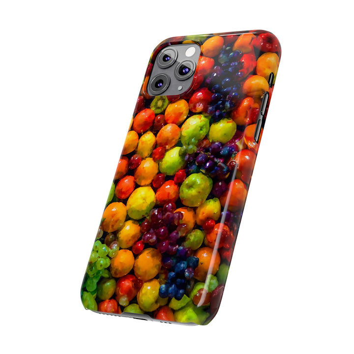 Slim Cute Phone Cases for Iphone | iPhone 15 Case | iPhone 15 Pro Max Case, Iphone 14, Iphone 14 Pro Max, Iphone 13, Summer Assorted Fruits - Studio40ParkLane