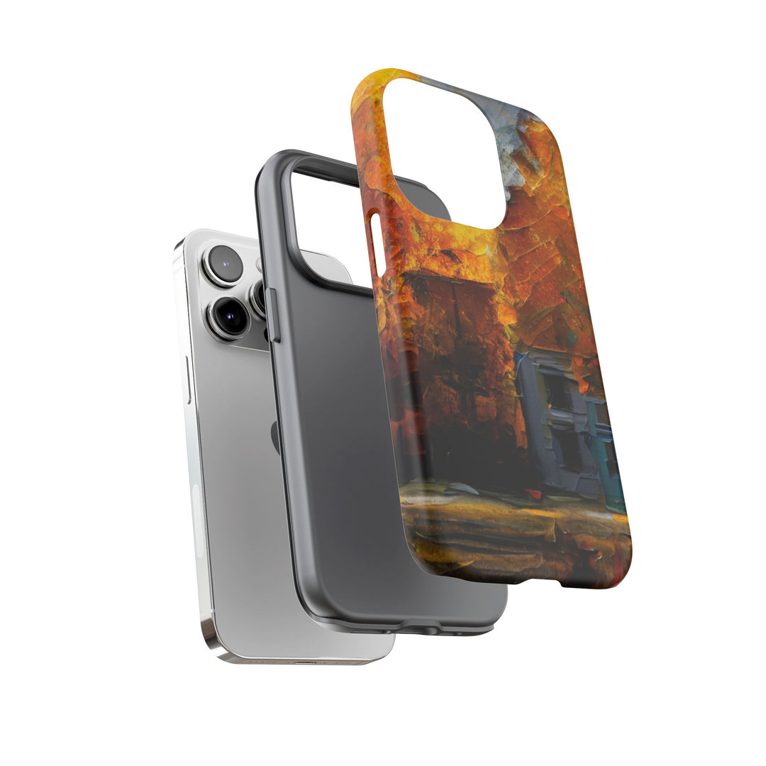 Impact Resistant, Fall Leaves Oil Painting, Cute Phone Cases for Samsung S24, S23, S22, S21, IPhone 15 pro Iphone 14 pro Iphone 13 IPhone 12 Iphone 11 - Studio40ParkLane