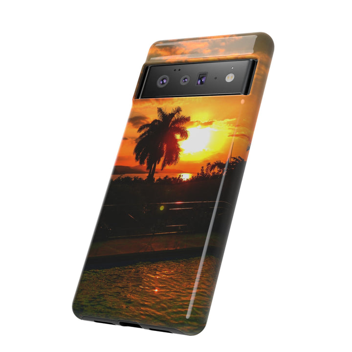 Cute Samsung Case | Cool Iphone Case | Summer Jamaica Pool Sunset, Samsung S24, S23, S22, S21, IPhone 15 Case | Iphone 14 Case, Iphone 13 Case - Studio40ParkLane