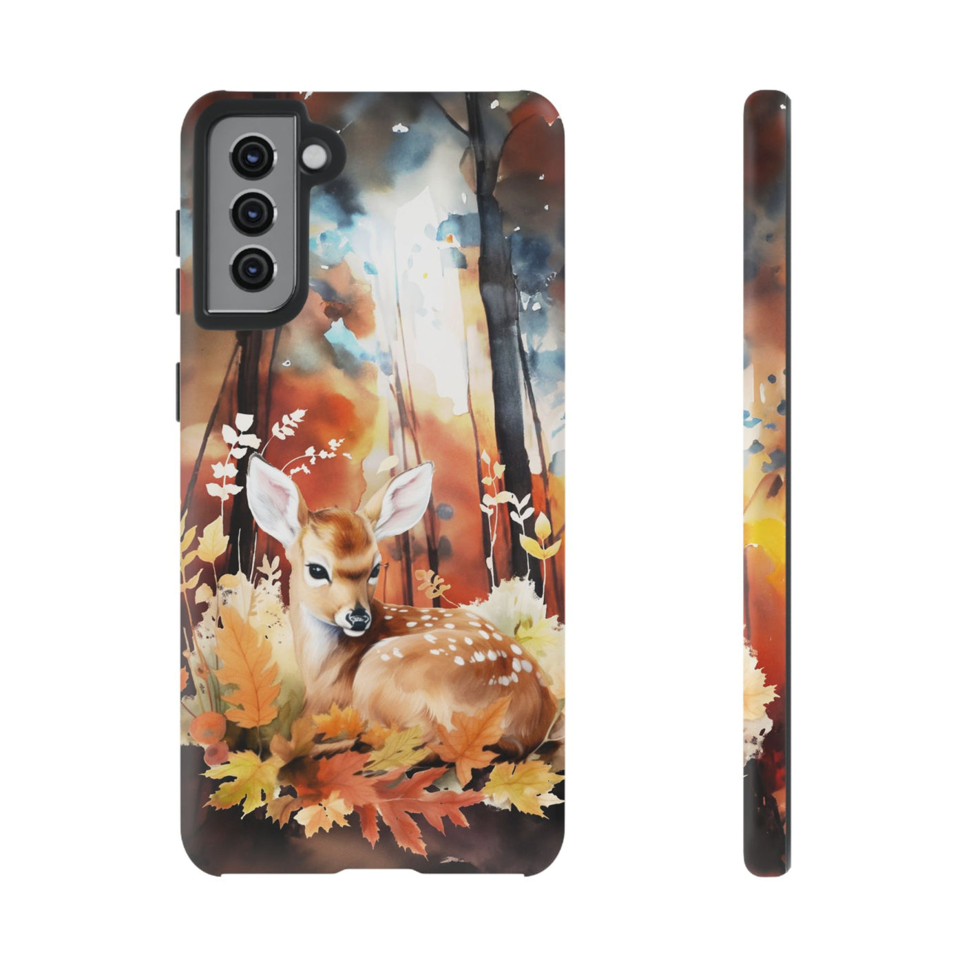 Autumn Fall Deer Forest Gift for Her Cute Phone Case for, Samsung Galaxy S24, S23, S22, S21, IPhone 16 Case | Iphone 15, Iphone 14, IPhone 13 Case