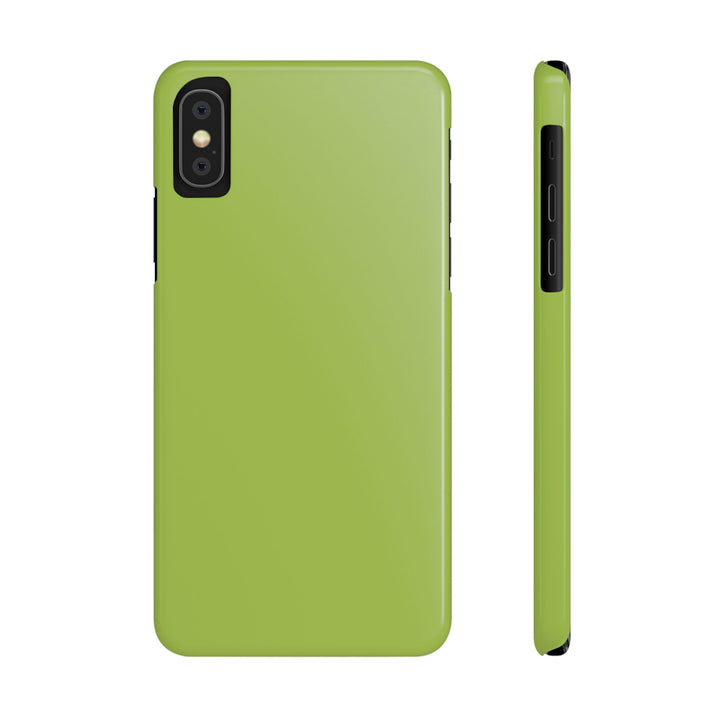 Slim Chartreuse Green Gift for Her Aesthetic Cute Phone Case for Iphone 16 - | iPhone 15 Pro Max Case | iPhone 14 Case 13 12 11 10 9 8 7 - Studio40ParkLane