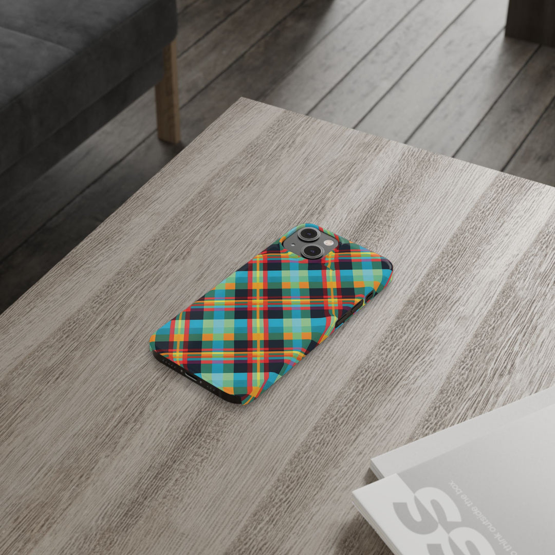 Slim Checkered Plaid Gift for Her Cute Phone Cases for Iphone 16 Pro Max | iPhone 15 Case | iPhone 15 Pro Max Case, Iphone 14, 13, 12, 11, 10, 8, 7 - Studio40ParkLane