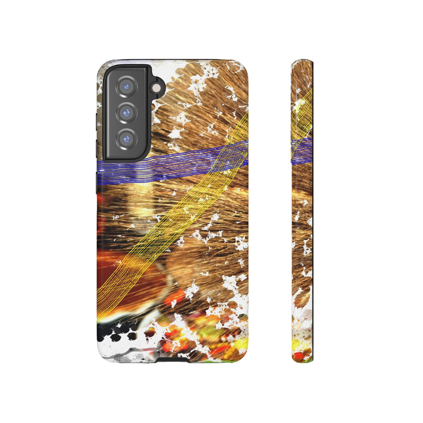 Impact Resistant, Pecan Pie Abstract, Cute Phone Cases for Samsung S24, S23, S22, S21, IPhone 15 pro Iphone 14 pro Iphone 13 IPhone 12 Iphone 11