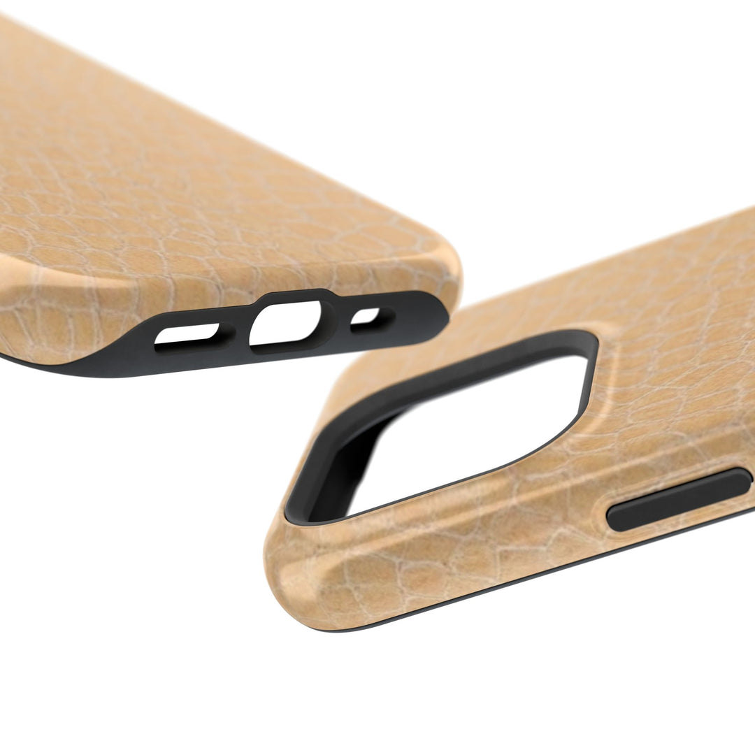 Non Leather Beige Color Pattern Magsafe Cute Phone Case for Iphone Gift for Her, | iPhone 15 Case | iPhone 15 Pro Max Case, Iphone 14, Iphone 14 Pro Max, Iphone 13, Iphone 16 - Studio40ParkLane