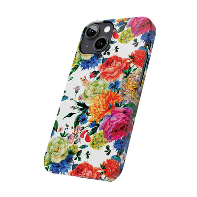 Slim Spring Flowers Gift for Her Cute Phone Cases for Iphone 16 Pro Max | iPhone 15 Case | iPhone 15 Pro Max Case, Iphone 14, 13, 12, 11, 10, 8, 7 - Studio40ParkLane