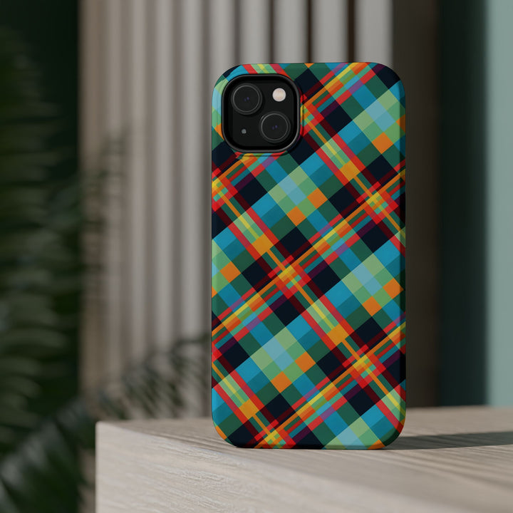 Checkered Plaid Magsafe Gift for Her Cute Phone Case for Iphone, | iPhone 16 | iPhone 15 Pro Max, Iphone 14 Pro Max, 13 12 11 10 9 8 7 - Studio40ParkLane