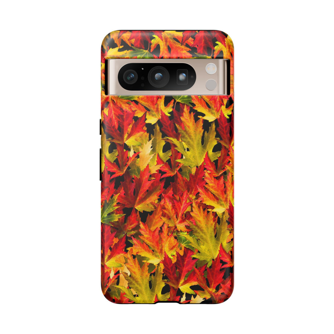 Fall Leaves Impact Resistant, Cute Phone Cases for Samsung S24, S23, S22, S21, IPhone 15 pro Iphone 14 pro Iphone 13 IPhone 12 Iphone 11 - Studio40ParkLane
