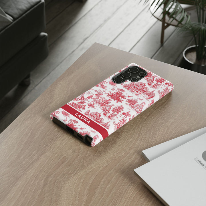 Premium Tough Personalized Initial Custom Gift Cute Phone Cases for Samsung Galaxy S24, S23, S22, S21 Plus, Ultra, Iphone 16, 15, 14 Pro Max - Studio40ParkLane
