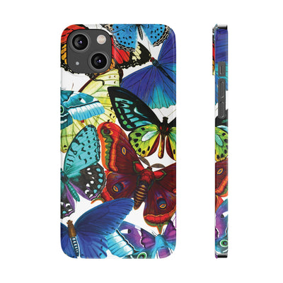 Bright Butterflies Gift for Her Cute Phone Cases for Iphone 16 Pro Max | iPhone 15 Case | iPhone 15 Pro Max Case, Iphone 14, Iphone 14 Pro Max, Iphone 13 12 11 8 7