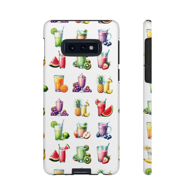 Cute Samsung Case | Cool Iphone Case | Tropical Summer Fruit Cocktail, Samsung S24, S23, S22, S21, IPhone 15 Case | Iphone 14 Case, Iphone 13 Case