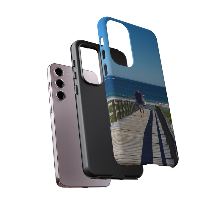 Cute Samsung Case | Cool Iphone Case | Summer Beach Walk, Samsung S24, S23, S22, S21, IPhone 15 Case | Iphone 14 Case, Iphone 13 Case - Studio40ParkLane