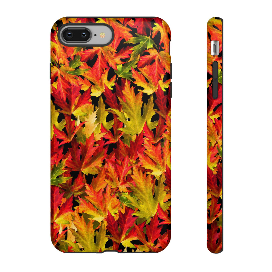 Fall Leaves Impact Resistant, Cute Phone Cases for Samsung S24, S23, S22, S21, IPhone 15 pro Iphone 14 pro Iphone 13 IPhone 12 Iphone 11 - Studio40ParkLane