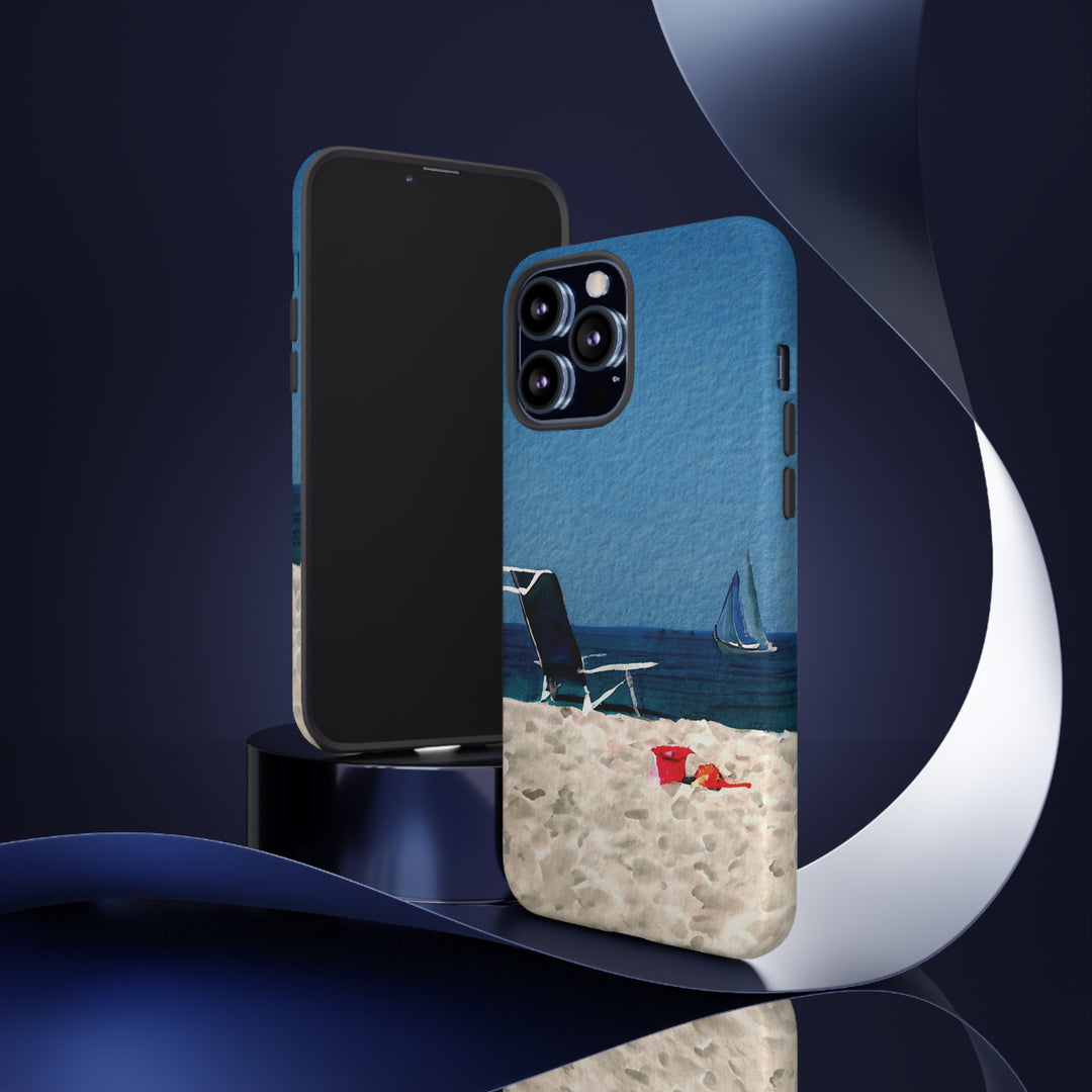 Cute Samsung Case | Cool Iphone Case | Summer Blue Beach Chair, Samsung S24, S23, S22, S21, IPhone 15 Case | Iphone 14 Case, Iphone 13 Case - Studio40ParkLane