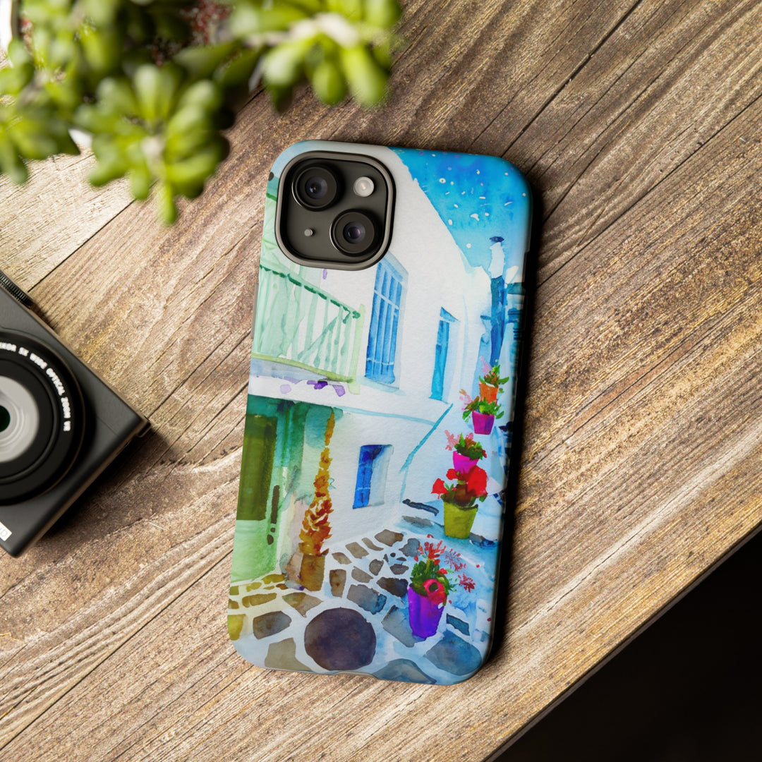 Impact Resistant, Greece House, Cute Phone Cases for Samsung S24, S23, S22, S21, IPhone 15 pro Iphone 14 pro Iphone 13 IPhone 12 Iphone 11 - Studio40ParkLane