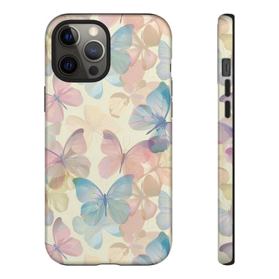 Cute Samsung Case | Cool Iphone Case | Summer Pastel Butterflies, Samsung S24, S23, S22, S21, IPhone 15 Case | Iphone 14 Case, Iphone 13 Case